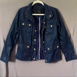 Navy J Crew Downtown Field Jacket